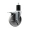 Service Caster 5'' Semi Steel Swivel 1-3/4'' Expanding Stem Caster Total Lock Brake SCC-EXTTL20S515-SSR-134 - alternate 1
